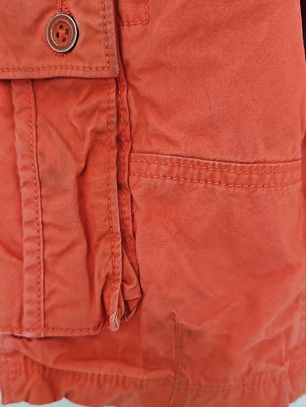 GAP Kids Orange Cargo Shorts Boys Sz 7